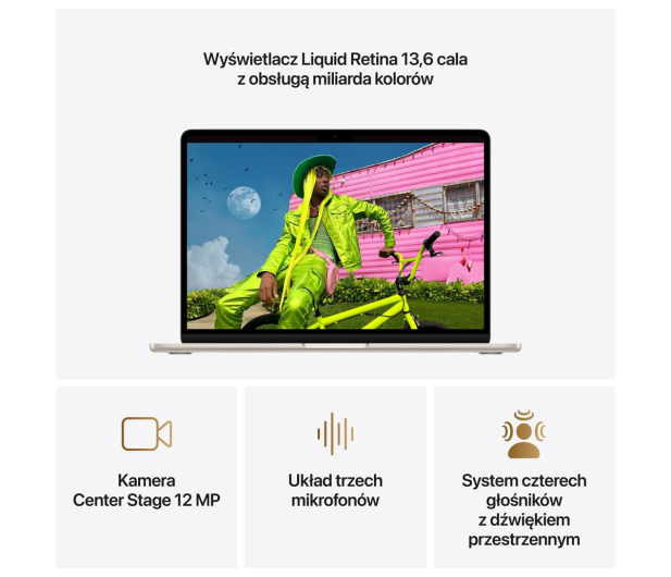Apple MacBook Air M5/16GB/1TB/Mac OS Księżycowa Poświata 10R US - 1506322 - zdjęcie 6